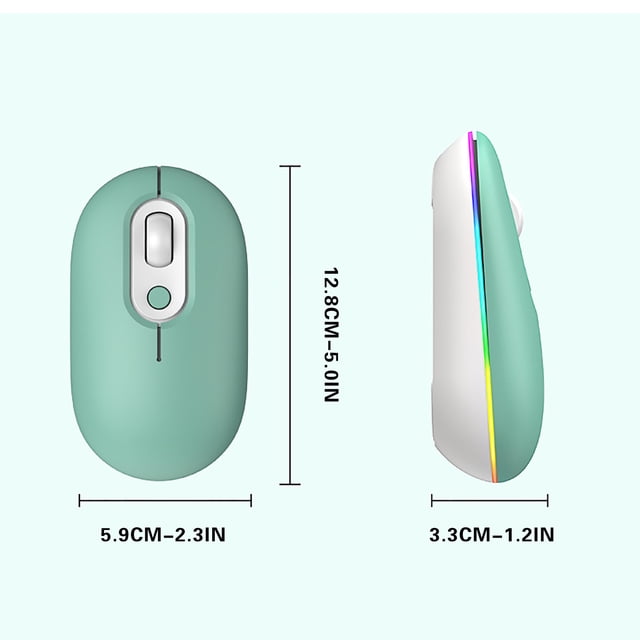 Mouse Mouse Wireless Wireless Mouse Rechargeable Silent Bluetooth Dual Mode Wireless Mouse Ergonomic Wireless Mouse