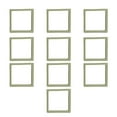 thumbnail image 2 of 10 Pieces Household Shop Portable Jewelry Box Jewelry Organizer Rings Bangles Bracelets Pendant Case Organizing Boxes Green Box 7x7x2cm, 2 of 8