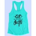 thumbnail image 3 of No Bad Vibes Racerback Tank Women -Image by Shutterstock, Female Medium, 3 of 4