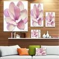 thumbnail image 3 of Cute Light Pink Magnolia Flower - Flowers Canvas Wall Artwork, 3 of 4