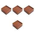 thumbnail image 3 of 4 elevadores de cama para muebles, almohadillas para pies de lavadora, fácil instalación Marrón 78x78x4cm, 3 of 9