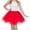 Red, variant on Dancina Vintage Tutu Skirt for Women and Girls Tulle Petticoat