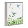 thumbnail image 4 of Stupell Industries Spring Hummingbirds Scene Animals & Insects Painting Gray Framed Art Print Wall Art, 24 x 24, 4 of 10
