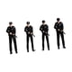 thumbnail image 5 of Modelo de policía femenina a escala 1/64, modelo de personas pequeñas, colección de decoración de escritorio, accesorios de película, ornamento en 2 mujeres y 2 hombres, 5 of 8
