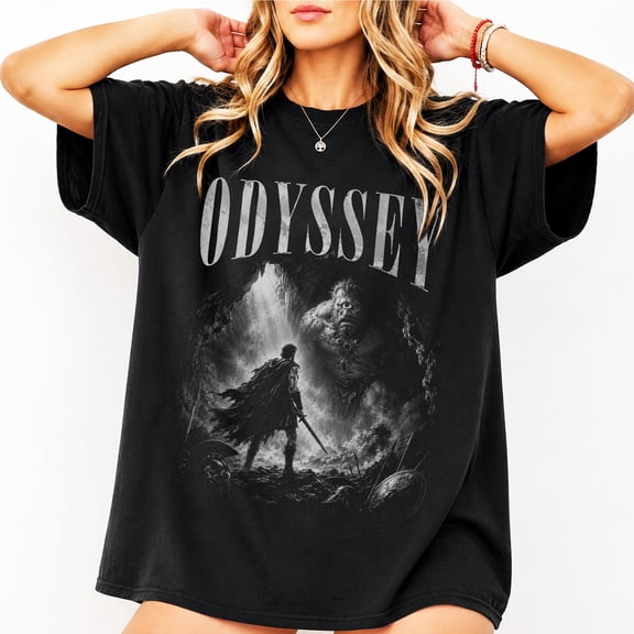 Odyssey Shirt, Cyclops Greek Mythology Tee, Ancient Hero Battle Graphic, Dark Academia Gift, Classical Literature Apparel