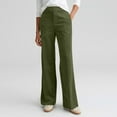 thumbnail image 2 of Fewfanhot Wide Leg Pants Woman High Waisted Wide Leg Pleated Trousers Flare Palazzo Pockets Business Casual Outfits, 2 of 9
