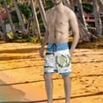 thumbnail image 5 of Binienty Men's Board Shorts Swim Trunks Featuring Guatemala Emblem - Quick Dry for Summer Beach and Water Activities, 5 of 10