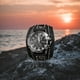 thumbnail image 5 of Reloj de pulsera Fernando vintage punk para hombre cuero negro, 5 of 7