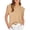 Khaki, variant on Women's Casual Loose Sleeved Top Summer Tank Top Basic T Shirt plus Size T Shirts Neck Tops for Women Woman Tees Turtle Neck Top Pack for Women Women Tee Shirts Pack Exercise Wear for Women