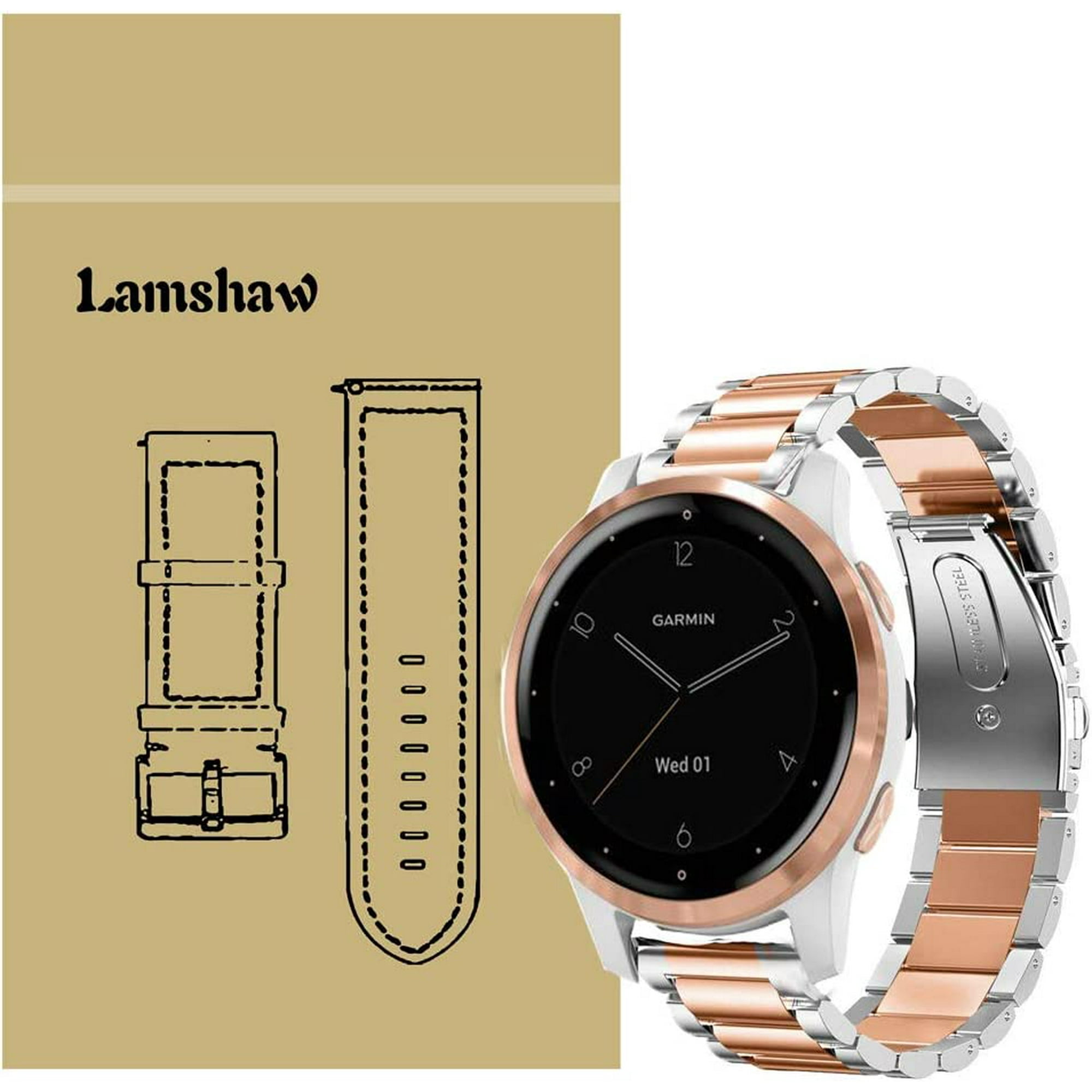 Garmin vivoactive 4s metal strap hotsell