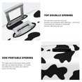 thumbnail image 3 of Susaid Milk Cow Print Elastic Washable Suitcase Cover with Hidden Zipper, Fits 18-32 Inch Luggage for Protection During Travel-Small, 3 of 7