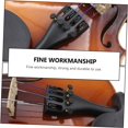 thumbnail image 2 of HUGFEGWE 3pcs Violin Accessories Musical Instrument Part Violin Part Tailpiece for 4/4 Violin Tailpiece for Violin Instrument Accessory Violin Fiddle Tailpiece Replacement Tailpiece Part CJB91-8686, 2 of 9