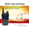 thumbnail image 3 of Radtel RT518 16-Channel Two Way Radio, Black, 4 Pack, 3 of 5