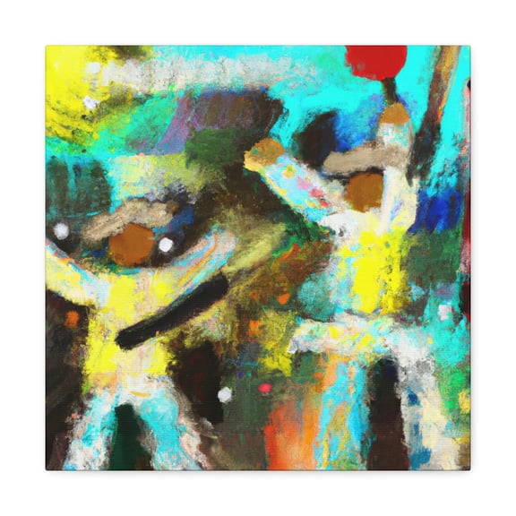 Catch The Fly Ball - Canvas
