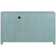 thumbnail image 4 of 60 Inch Wood Storage Cabinet, 4 Doors with 2 Shelves, Drawer, Antique Blue, 4 of 5