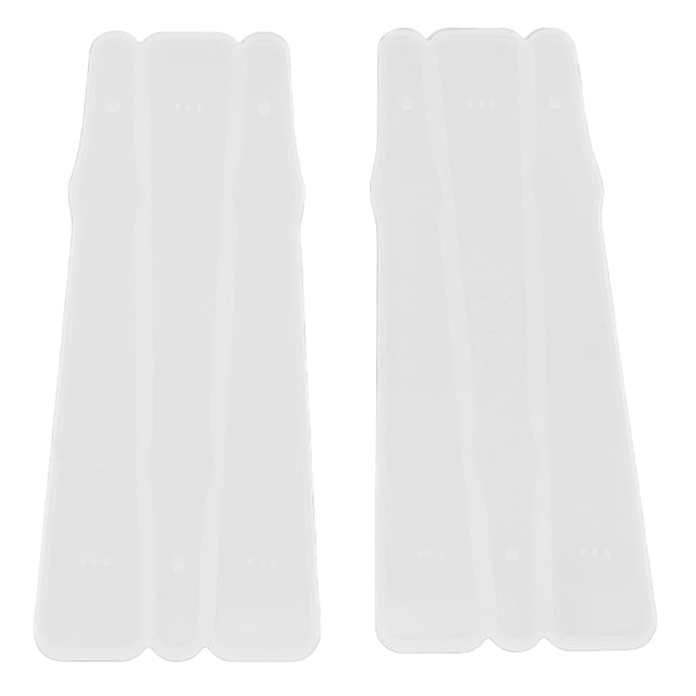 uds molde de silicona portátil DIY cristal epoxi ventilador recto molde de silicona decoración de regalo