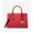 Red, variant on Women's Sheila Medium Faux Saffiano Leather Satchel 35S3G6HS2L-Bred