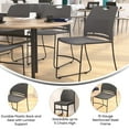 thumbnail image 2 of Gray Sled Base Stack Chair, 2 of 4