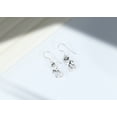 thumbnail image 6 of AeraVida Adorable Gray Feline Cat Inspired .925 Sterling Silver Cat Lovers Animals Jewelry Gift Dangle Earrings for Women Accessories Anniversary Jewelry Gift, 6 of 8