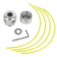 thumbnail image 1 of Cabezal de desbrozadora Universal JAMW Aluminio Alambre de Nailon Plateado 5*4,5 cm, 1 of 3