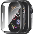 thumbnail image 3 of Smiling Paquete de 2 Estuches con Protector de Pantalla de Vidrio Templado Incorporado Compatible con Apple Watch Series 9 (2023)/Series 8/Series 7 de 45 mm, Estuche rígido para PC con Protector de Pa, 3 of 4