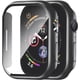 thumbnail image 3 of Smiling Paquete de 2 Estuches con Protector de Pantalla de Vidrio Templado Incorporado Compatible con Apple Watch Series 9 (2023)/Series 8/Series 7 de 45 mm, Estuche rígido para PC con Protector de Pa, 3 of 4