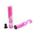 thumbnail image 3 of 2 piezas de puños antideslizantes para manillar de bicicleta, fundas y protectores de TPE Rosa y blanco, 3 of 9