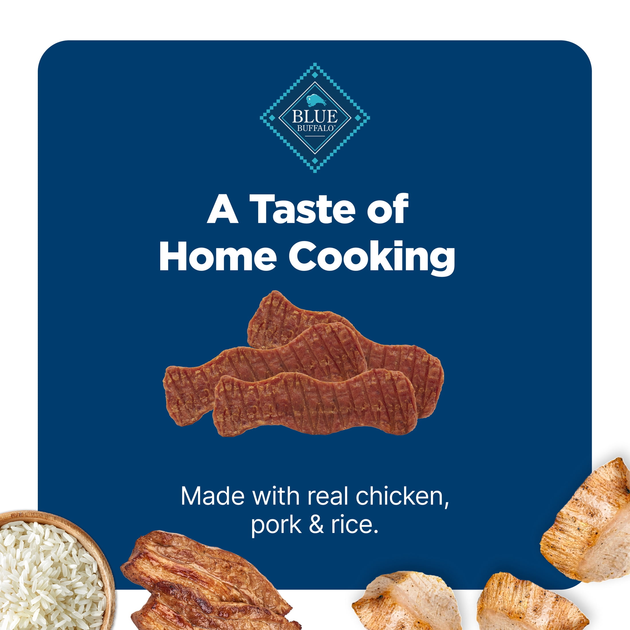 Blue Buffalo Nudges Homestyle Natural Dog Treats Made with Real Chicken, 16-oz. Bag