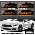 thumbnail image 2 of Pair LED Sequential Turn Signal Lights for 2015-2017 Ford Mustang DRL Dynamic Lamps, 2 of 7