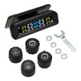 thumbnail image 1 of TPMS Monitor inalámbrico de de presión de neumáticos de coche con energía solar, advertencia de temperatura, recargable por USB - Sensor externo Sunnimix monitor de presión de neumáticos, 1 of 8