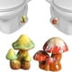 thumbnail image 5 of para pernos de inodoro, piezas decorativas de resina para montaje en inodoro, divertidos accesorios para decoración de baño, cubiertas para Rojo Verde, 5 of 8