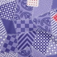 thumbnail image 1 of oneOone Polyester Spandex Dark Purple Fabric Block Craft Projects Decor Fabric Printed By The Yard 56 Inch Wide, 1 of 5