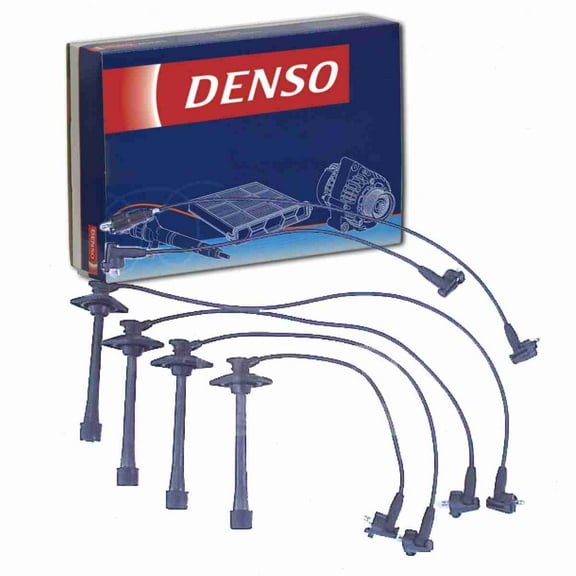DENSO Spark Plug Wire Set compatible with Toyota Camry 2.2L L4 1992-1996