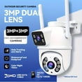 thumbnail image 6 of Closeli 3MP Dual Lens WiFi Security Camera Outdoor, IPX56 Waterproof, 360 PTZ AI Auto Tracking, Color Night Vision, Two-Way Audio & Motion Alarm, 6 of 12