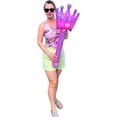 thumbnail image 4 of 4" Princess Crown Shape Pink Wand INFLATE (3 Pack) Great Royal Themed Birthday Party Favor Prop., 4 of 8