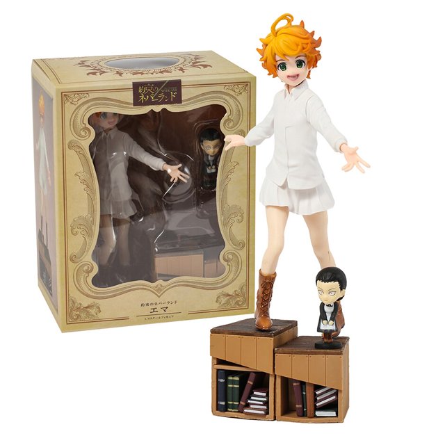 The Promised Neverland Norman Emma Ray 1/8 escala PVC figura modelo juguete colección muñeca Gao Jinjia LED