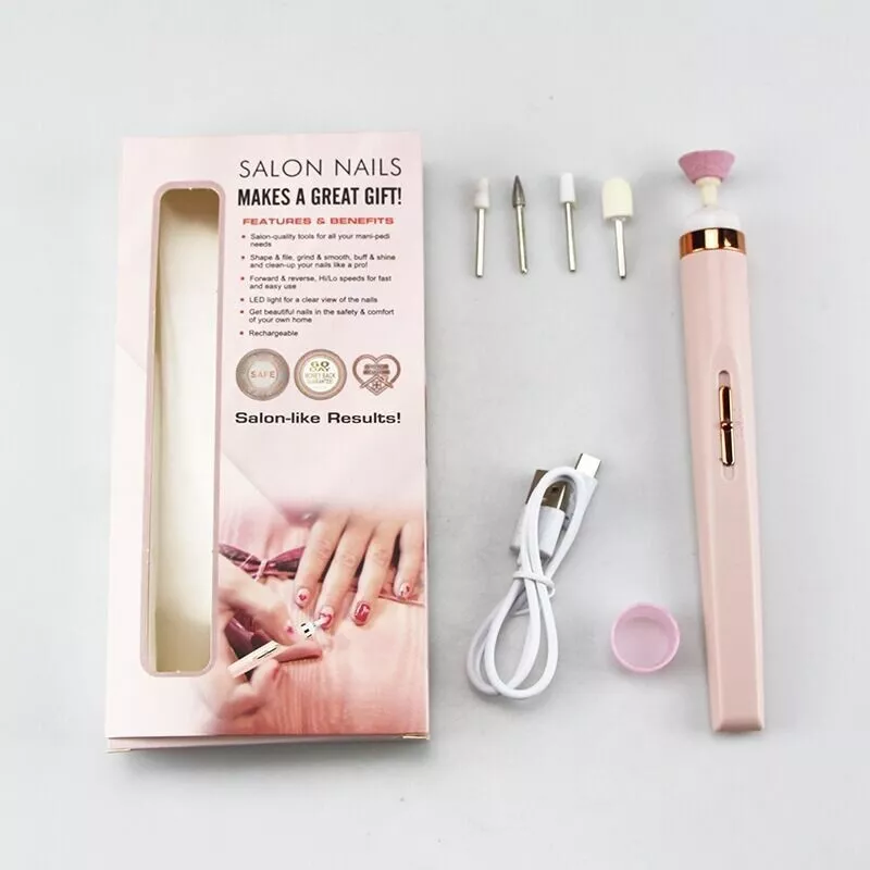 5 In 1 Portable Manicure Pedicure Nail Art Machine Kit Electric Nail Drill File