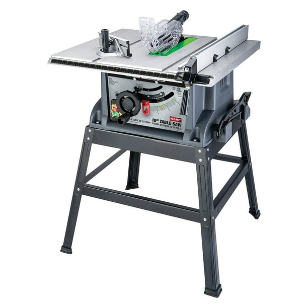 Genesis GTS10SC 15-Amp 10-In. Table Saw with Metal Stand - Walmart.com