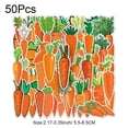 thumbnail image 2 of 50Pcs Novelty Carrot Stickers Funny Plant Decals Waterproof Easter Stickers for Water Bottle Laptop Phone Case Decoration, 2 of 7