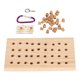 thumbnail image 1 of Juguete Masticable Para Escalar Loros, Interesante Juguete Interactivo Resistente A Las Mordeduras Con Forma De Teclado, Juguete De Madera Para Pájaros, 1 of 7