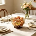 thumbnail image 4 of Wrought Iron Fruit Basket, Countertop Storage Organizer with Open Wire Design for Fresh Produce, Eggs, Snacks, and Bread, Durable Metal Kitchen Counter Basket for Home Organization, 4 of 6