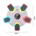 thumbnail image 6 of Music Boxing Machine Wall Mounted Bluetooth-compatible Electronic Smart LED Boxing Training Target Punching Pad Home Gym Workout Equipment, 6 of 9