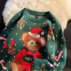 thumbnail image 3 of Suéter de punto verde de oso Kawaii para mujer, Vibe navideño, Y2K, Retro americano, invierno, parejas, Año Nuevo, 2023, 3 of 4