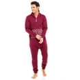 thumbnail image 2 of Men's Jumpsuits Adult Sleepwears One Piece Non Footed Pajama Unisex Playsuits, 2 of 7
