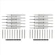 thumbnail image 1 of 20 Pares de Rosca y Ajuste del Perno Prisionero para Kit de Barandilla de Cubierta de Cable de 1/8 de Pulgada, 1 of 5