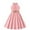 Pink, variant on Ashirexll Teen Summer Dresses, Girls Summer Dresses, 6-13 Years Girls' Solid Color Sleeveless Round Neck Slim Fitting Dress Fashion Pleated Flowy Dress