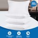 thumbnail image 2 of Juego de 4 almohadas de cama Utopia, tamaño estándar/queen, color blanco, 2 of 8