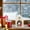 White-2, variant on Fmbmuo House Miniature Christmas Village Sets White 1 pcs Wood Christmas Ornaments， Traditional Heartwarming Decor for Entryway Table Decor
