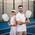 thumbnail image 6 of Pickleball Paddles Set,Pioneer Flower Floral Print Pattern Fiberglass Surface Pickleball Racket Set with 2 Indoor Outdoor Pickleball Balls and Pickleball Bag,Pickle-ball Equipment, 6 of 6