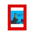 thumbnail image 1 of Hippopotamus Large Freshwater Picture Display Art Red Photo Frame, 1 of 4